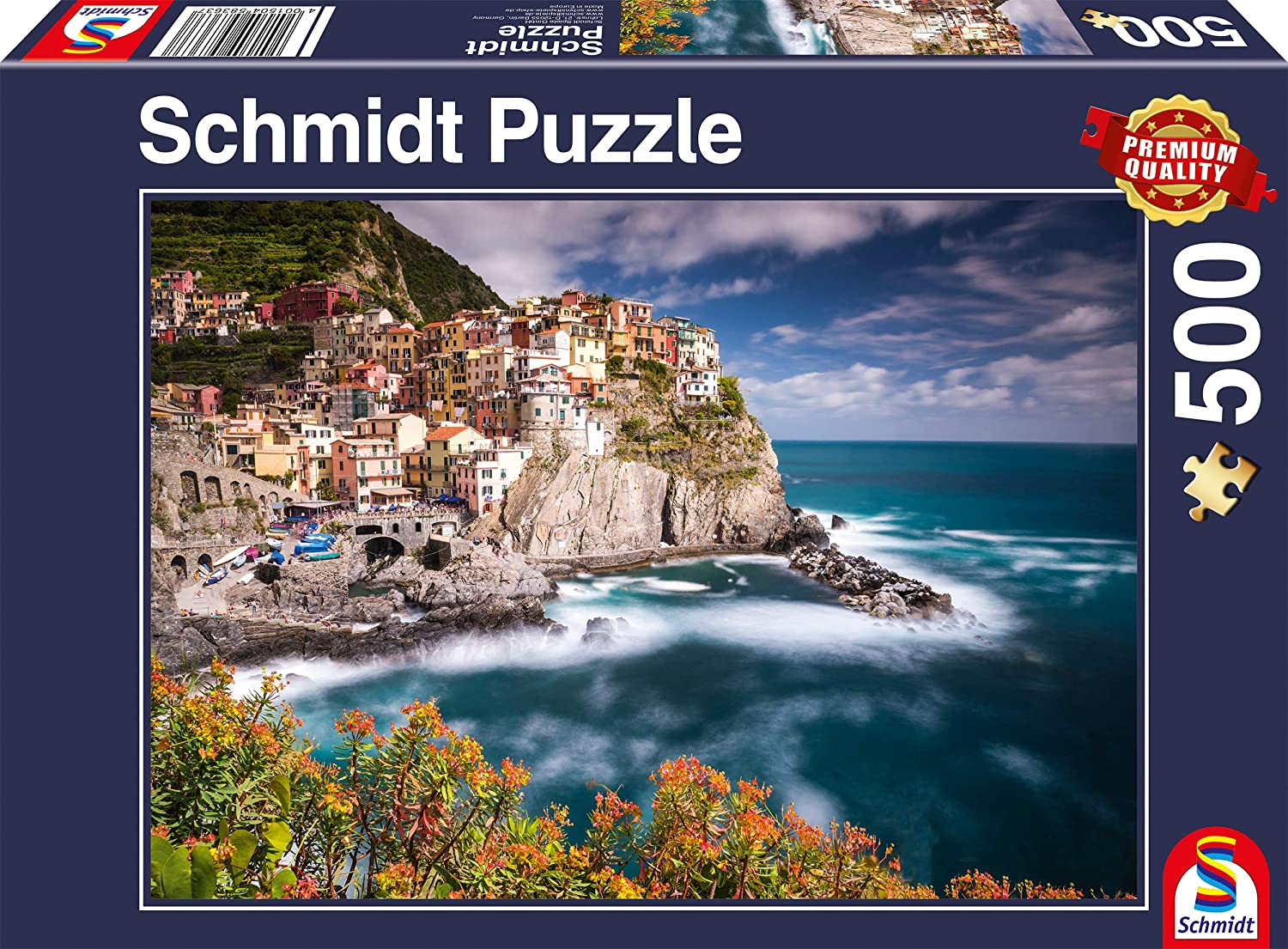 Schmidt Spiele Puzzles (500): Manorola, Cinque Terre, Italy 