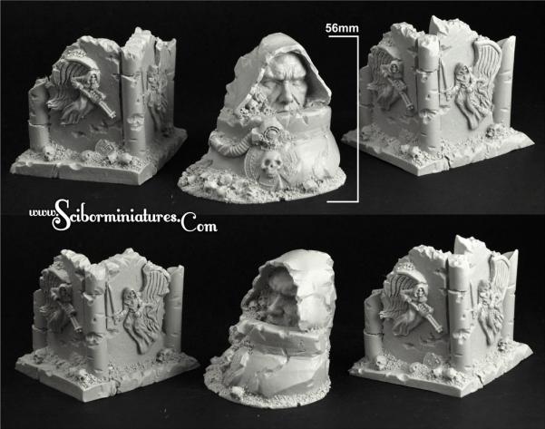Scibor Monstrous Miniatures: Angels Temple Ruins #2 
