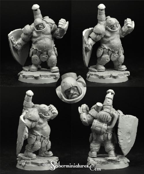 Scibor Monstrous Miniatures: Fantasy Football: Ogre Football Player #1 