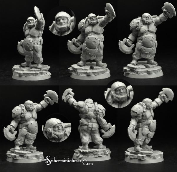 Scibor Monstrous Miniatures: Fantasy Football: Ogre Football Player #2 