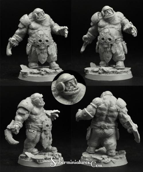 Scibor Monstrous Miniatures: Fantasy Football: Ogre Football Player #3 