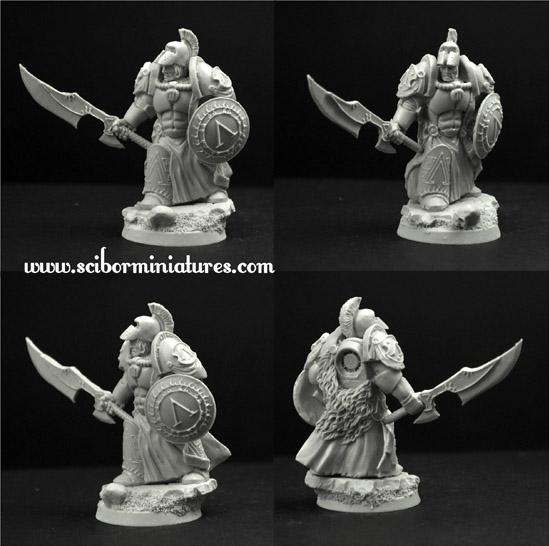 Scibor Monstrous Miniatures: Spartan SF Veteran #7 