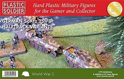 Plastic Soldier Company: 1/72 German: Sdkfz 251/D Halftrack Variants 