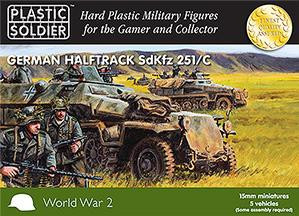 Plastic Soldier Company: 15mm German: Sdkfz 251 Ausf C Half Track 