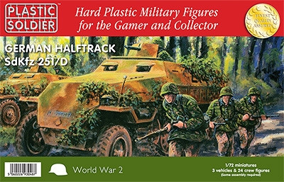 Plastic Soldier Company: 1/72 German: Sdkfz 251 Ausf D Half Track 