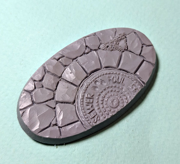 Secret Weapon Miniatures: 65x30mm Town Square Beveled Edge 
