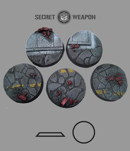 Secret Weapon Miniatures: Urban Streets: Beveled Edge 40mm 