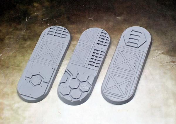 Secret Weapon Miniatures: Warp Core: 25x70mm Beveled Edge 