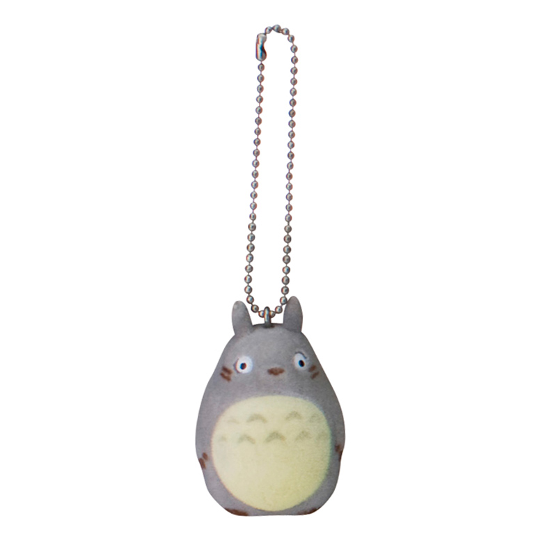 Sekiguchi Studio Ghibli Keychain: Gray Totoro 