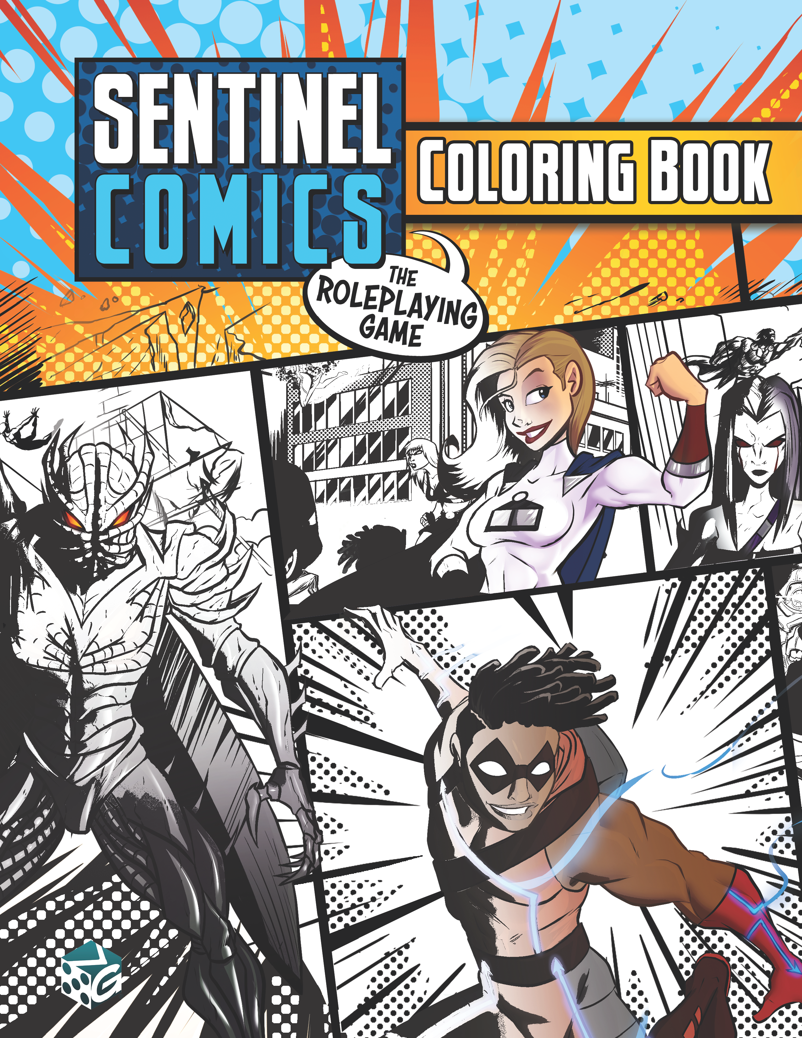 Sentinel Comics: The RPG Coloring Book 