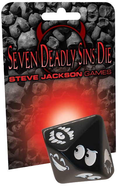 Seven Deadly Sins Die (Steve Jackson Games) 