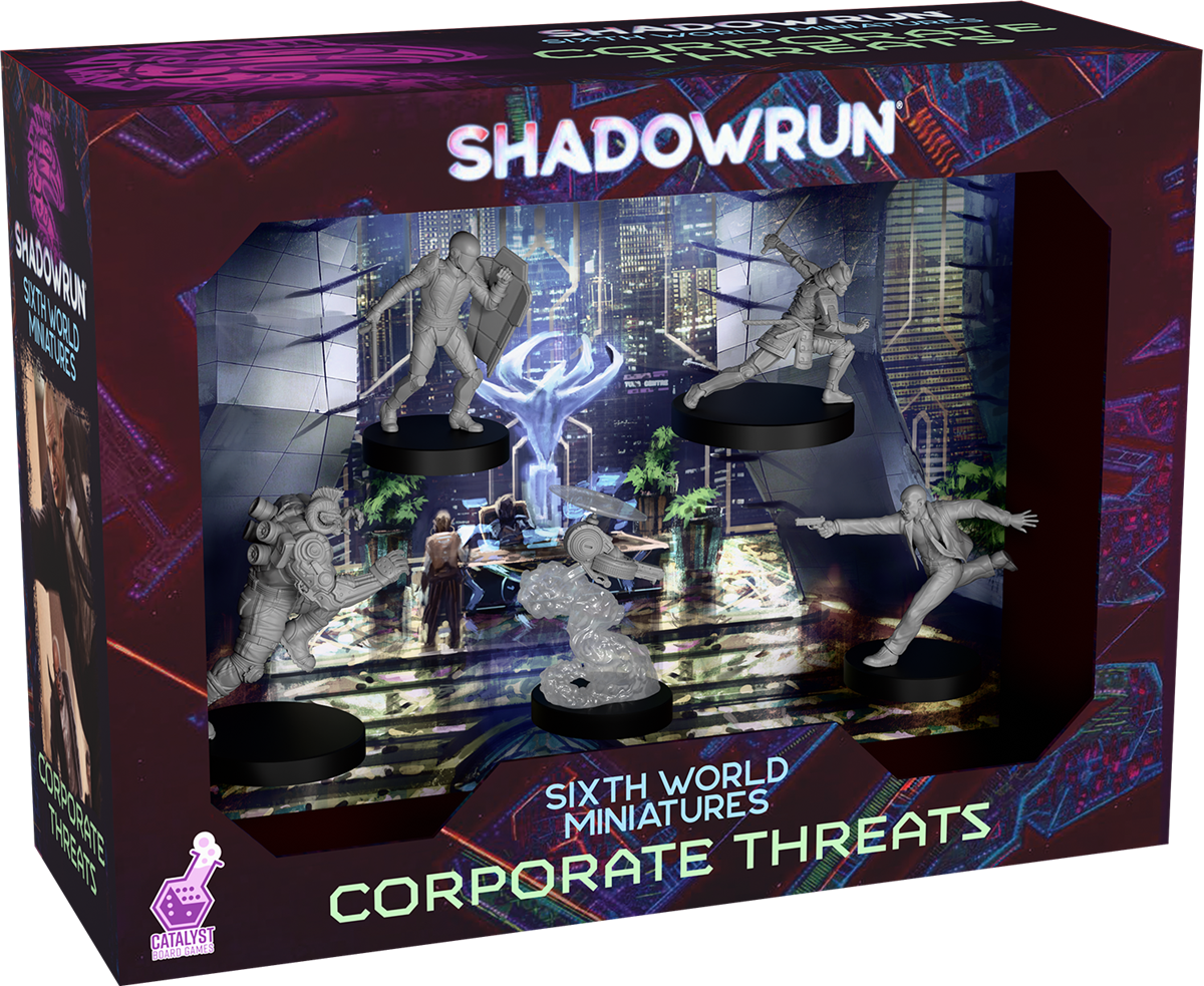 Shadowrun: Sixth World Miniatures- Corporate Threats 