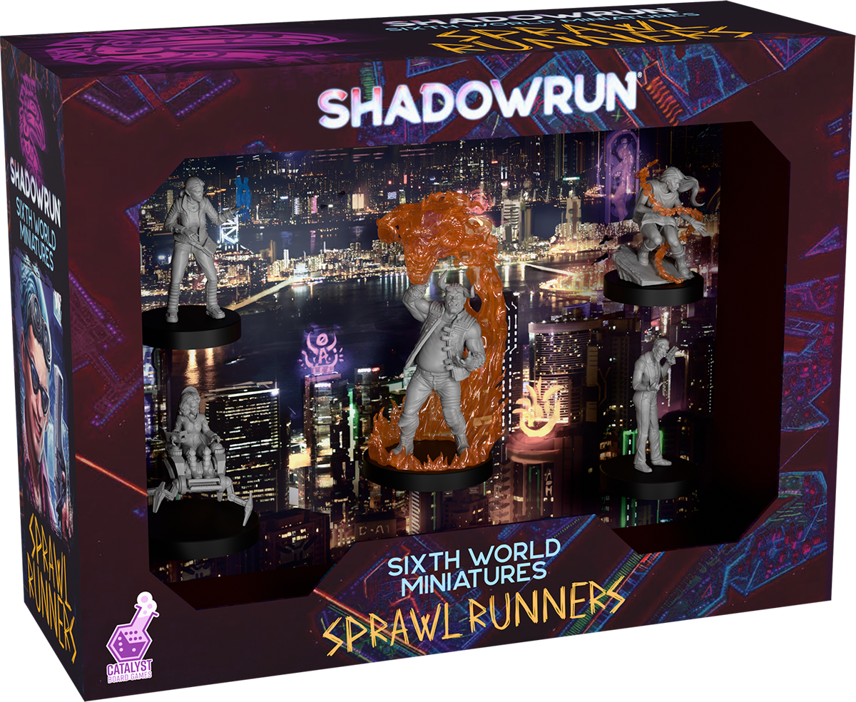 Shadowrun: Sixth World Miniatures- Sprawl Runners 