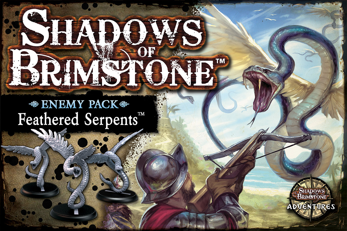 Shadows of Brimstone: Enemy Pack: Feathered Serpents  