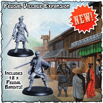 Shadows of Brimstone: Forbidden Fortress: Feudal Village Expansion 