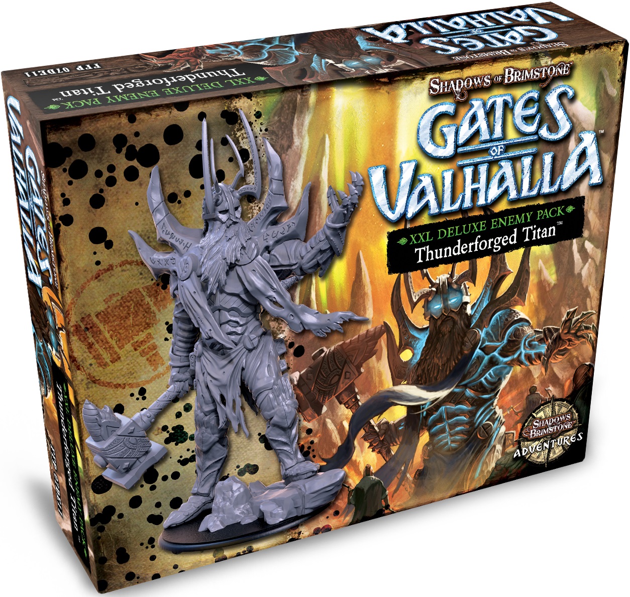 Shadows of Brimstone: Gates of Valhalla: Thunderforged Titan (Deluxe Enemy Pack) 