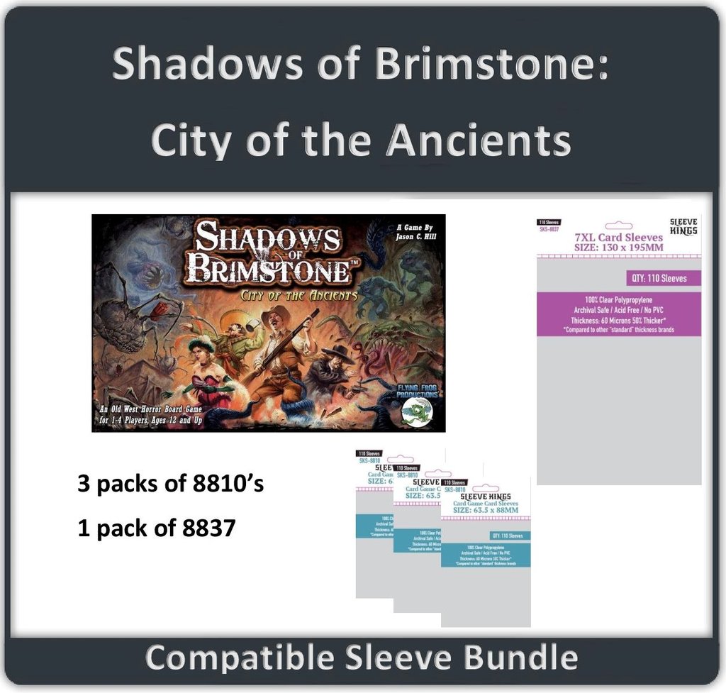 Shadows of Brimstone: Sleeve Kings: City of Ancients Bundle 