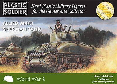 Plastic Soldier Company: 15mm Allied: M4A1 Sherman Tank 