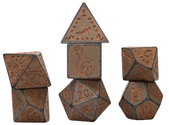 Sirius Dice 7 Die Set: Illusory Stone Granite 