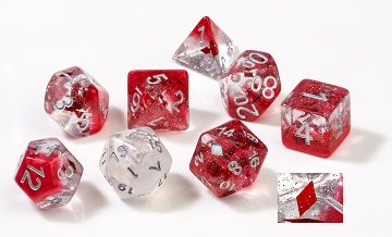 Sirius Dice 7 Die Set: Diamonds 