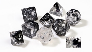 Sirius Dice 7 Die Set: Spades 