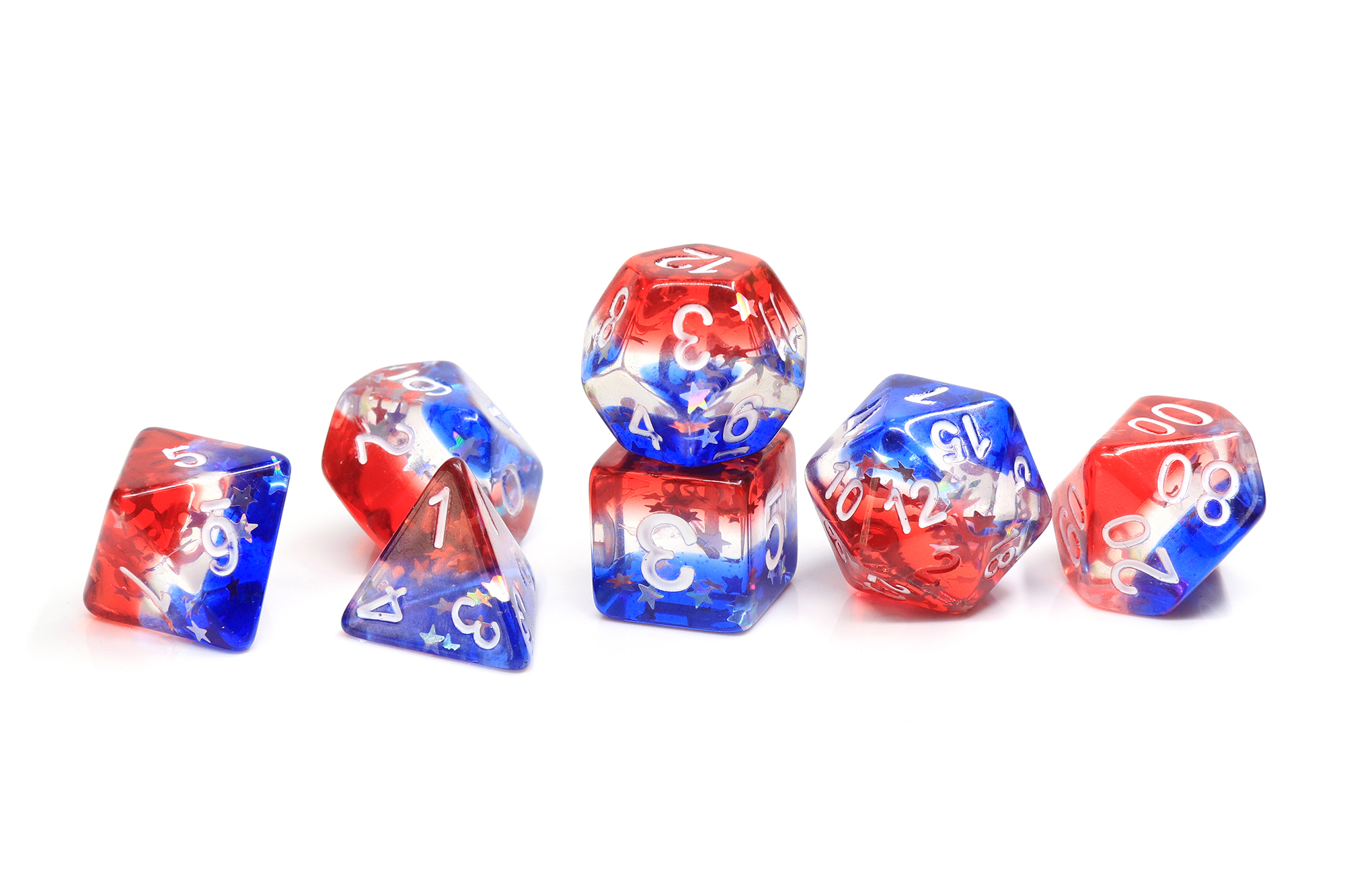 Sirius Dice 7 Die Set: Star Spangled Banner 