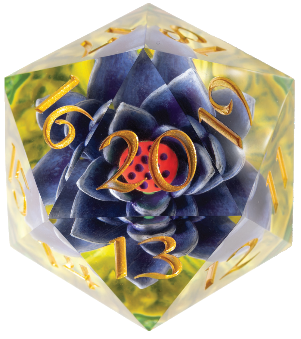Sirius Dice D20: Black Lotus 54mm 