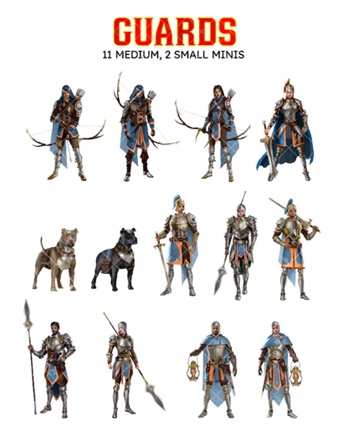 Skinny Minis: Guards 