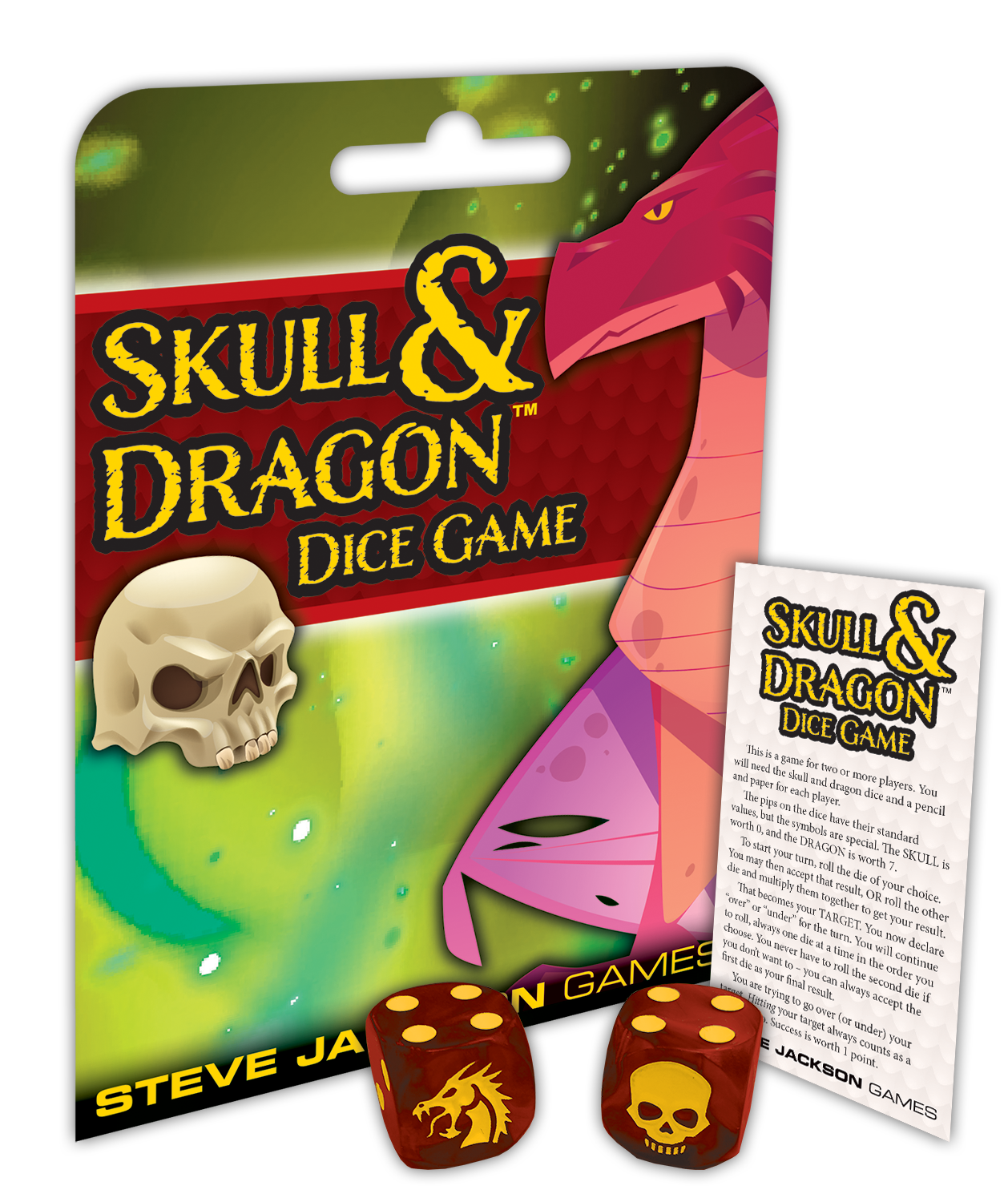 Skull and Dragon Dice Game 