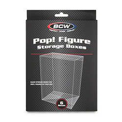 Small Semi-Rigid POP! Figure Storage Box 6 Pack 
