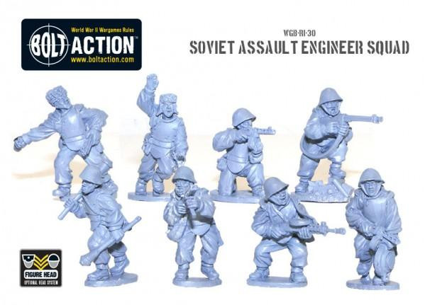 Bolt Action: Soviet: Assault Engineer Squad 