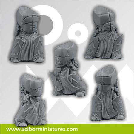 Scibor Monstrous Miniatures: Spartan SF Armours Set 