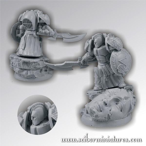 Scibor Monstrous Miniatures: Spartan SF Warrior 
