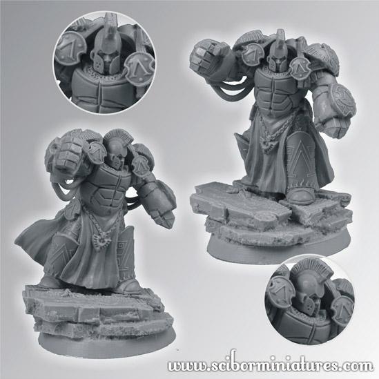 Scibor Monstrous Miniatures: Spartan SF Warrior #3 
