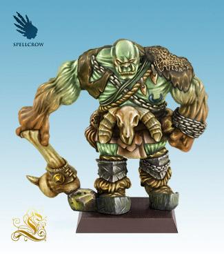 Spellcrow Miniatures: Half Ogre with Club 