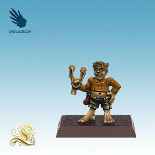 Spellcrow Miniatures: Halfling Darkling with Sling 
