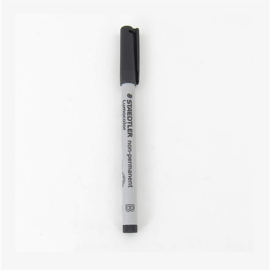 Staedtler Lumocolor: Black Broad Tip Soluble Marker 