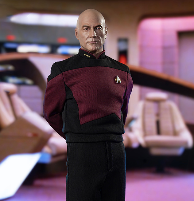 Star Trek Captain Jean Luc Picard (Essential Duty Uniform) 1:6 Scale Action Figure 