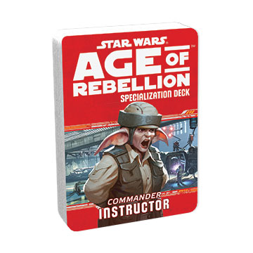 Star Wars Age of Rebellion: Specialization Deck- Commander Instructor (SALE) 