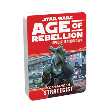 Star Wars Age of Rebellion: Specialization Deck- Commander Strategist (SALE) 