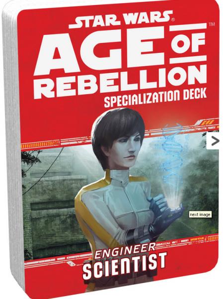 Star Wars Age of Rebellion: Specialization Deck- Engineer Scientist 
