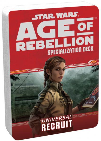 Star Wars Age of Rebellion: Specialization Deck- Universal Recruit 