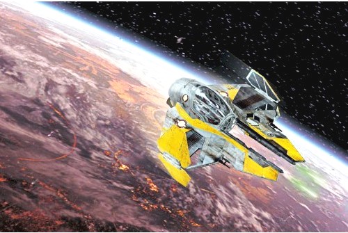 Star Wars: Anakins Jedi Starfighter (Model Kit with Paint/Glue/Brush) 
