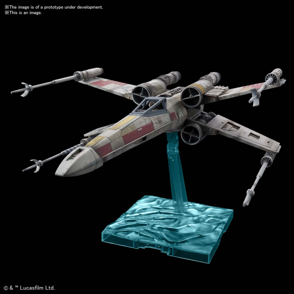 Star Wars Bandai Kit: 1/72 X-Wing Starfighter Red 5 (Star Wars: The Rise of Skywalker) 