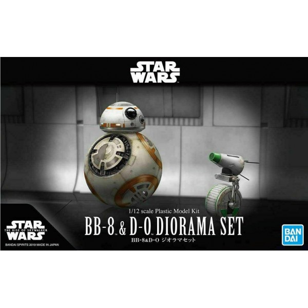 Star Wars Bandai Model Kit: BB-8 and D-O Diorama Set 