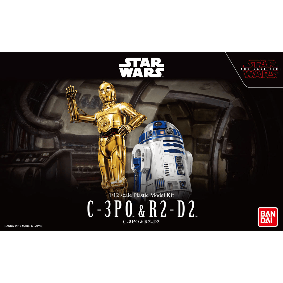 Star Wars Bandai Model Kit: C-3PO & R2-D2 (1/12) 