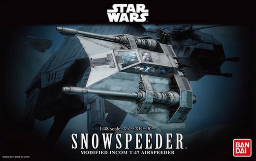 Star Wars Bandai Model Kit: Snow Speeder (1/48) 