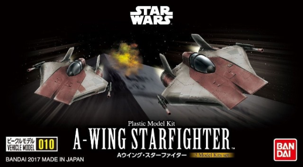 Star Wars Bandai Vehicle Model Kit 010: A-WING STARFIGHTER 