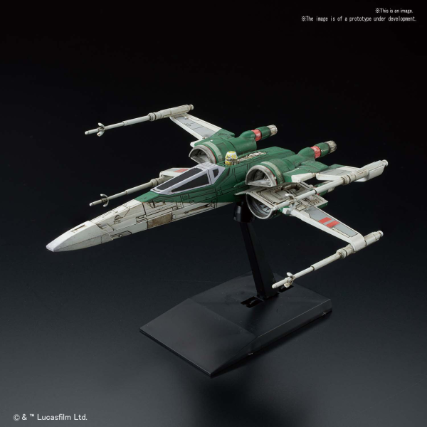 Star Wars Bandai Vehicle Model Kit 017:  X-Wing Fighter (Rise of Skywalker) 