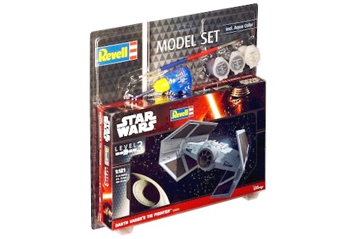 Star Wars: Darth Vaders TIE Fighter (TIE Advanced) (Model Kit with Paint/Glue/Brush)  